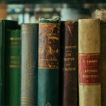 Livres classiques et autres en français, sur une étage